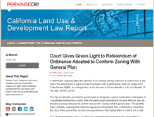 Tablet Screenshot of californialandusedevelopmentlaw.com